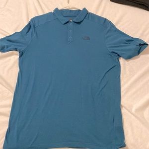 North Face Turquoise Polo
